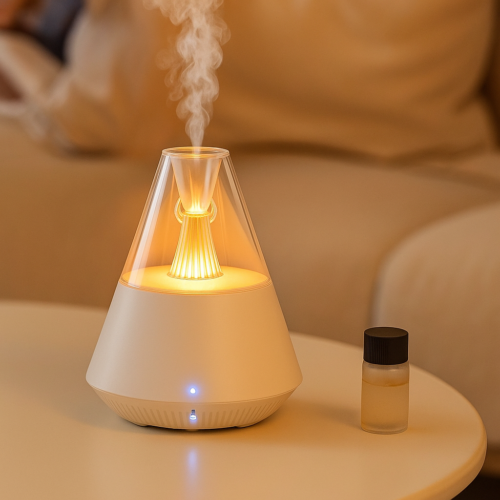 Diffuseur d'huiles essentielles : Atmosphère Zen et Naturelle