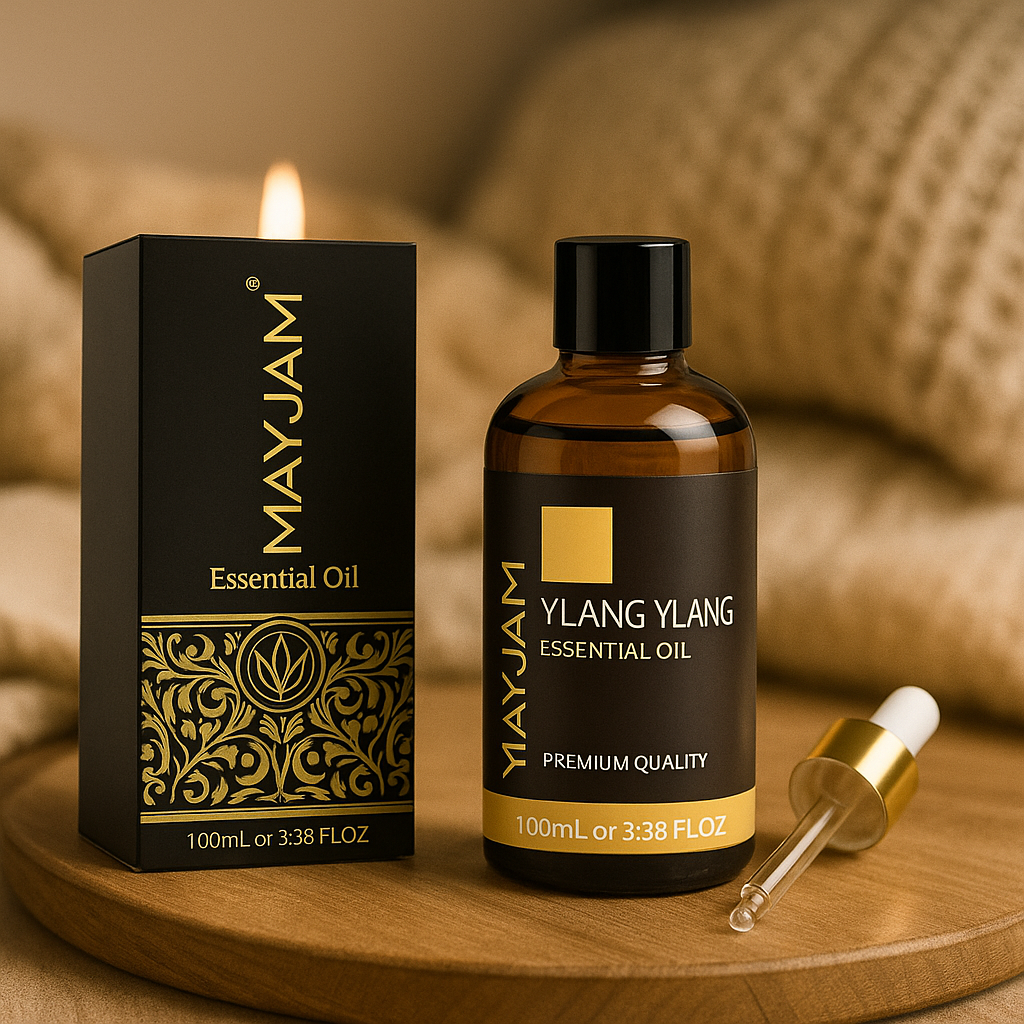 Huile essentielle Végétale Pure 100ML - Vanille Lavande Menthe Bergamote Rose