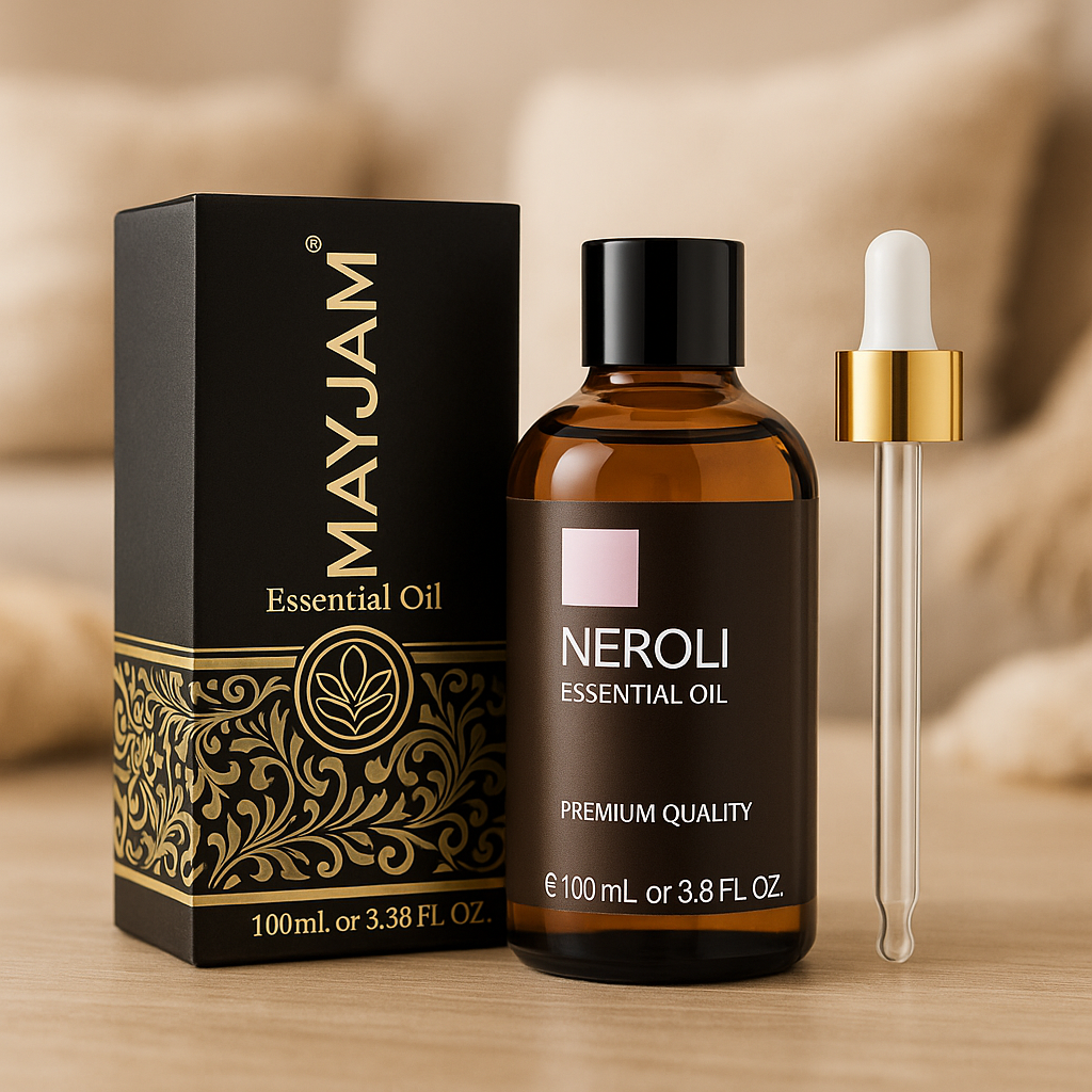 Huile essentielle Végétale Pure 100ML - Vanille Lavande Menthe Bergamote Rose